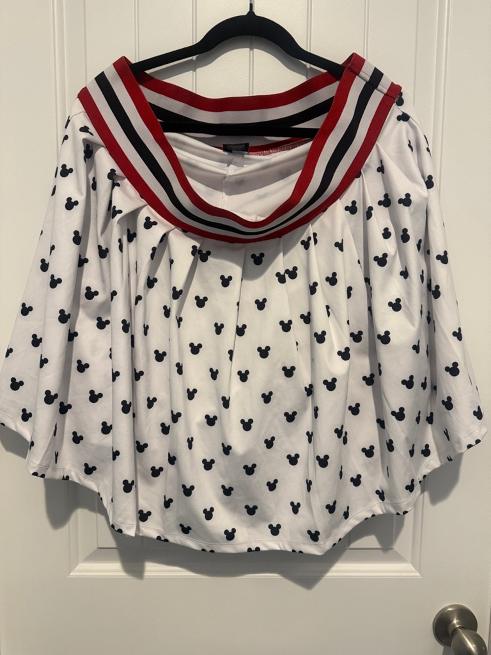 Black and white Mickey Head skort